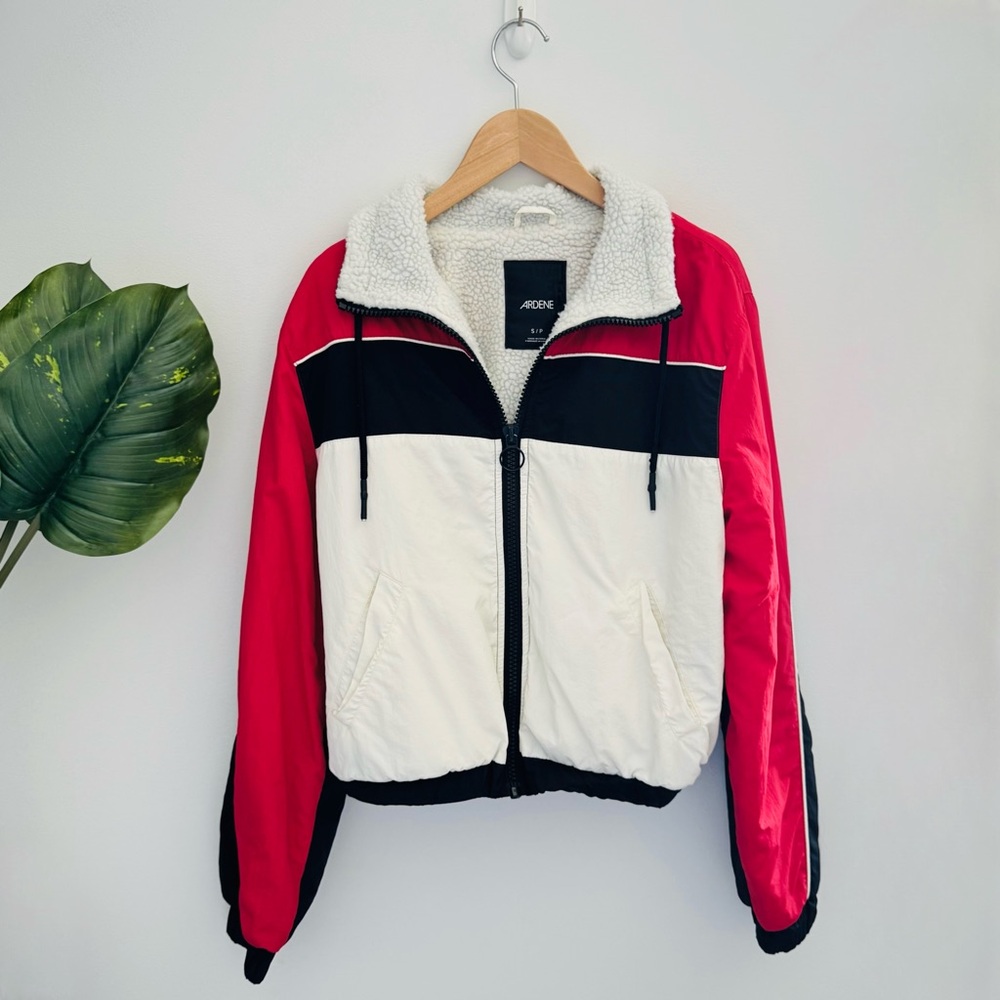 ARDENE | Colour Block Jacket With Sherpa Lining Size Small
